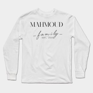 Mahmoud Family EST. 2020, Surname, Mahmoud Long Sleeve T-Shirt